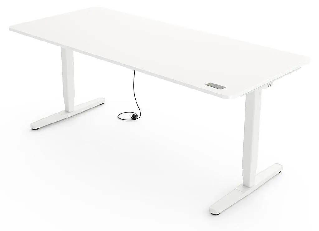 Schreibtisch Desk Pro 140 x 80 cm Weiß/Weiß