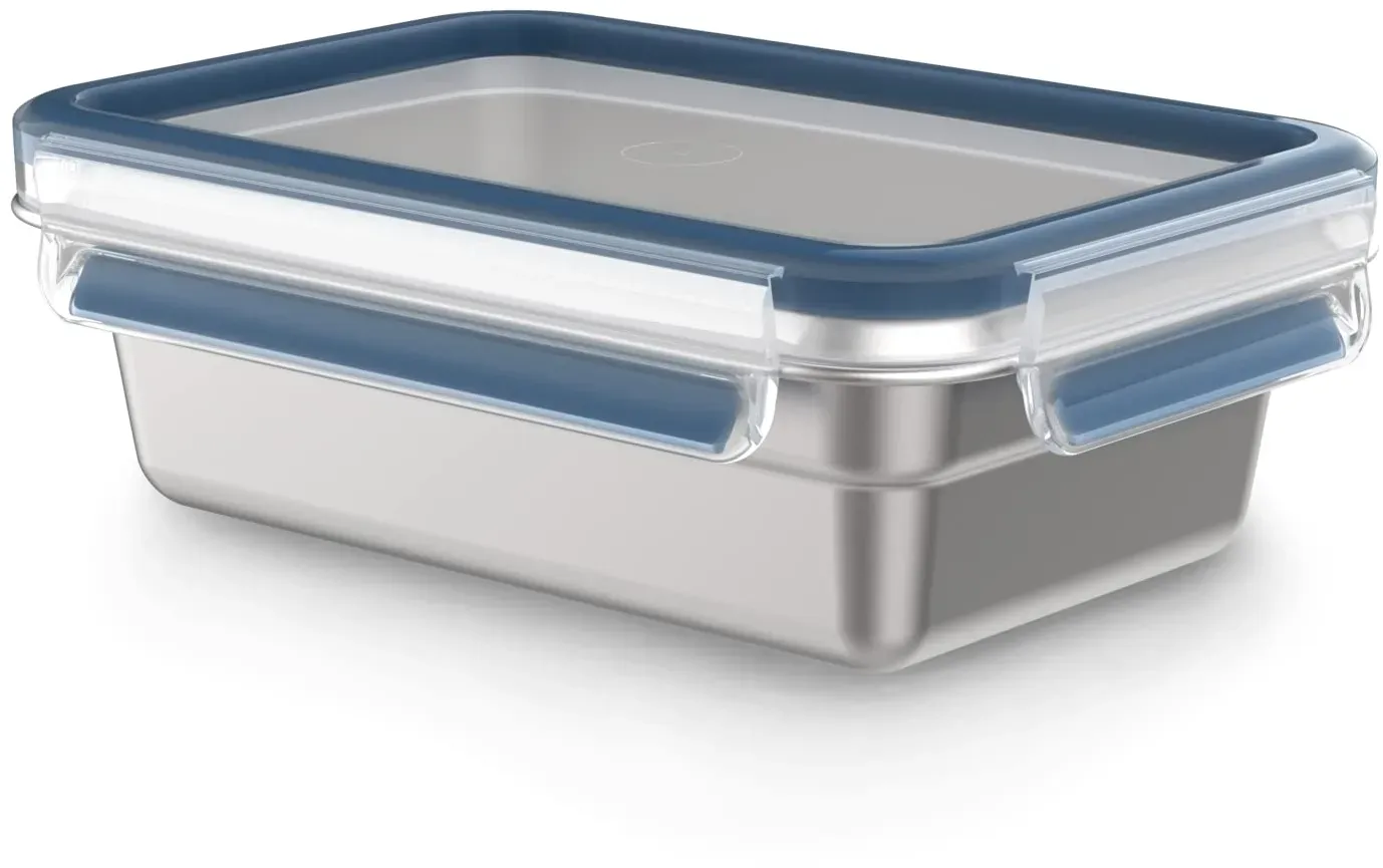 Frischhaltedose rechteckig blau 13,8 cm x 20 cm x 6,5 cm 0,8 l