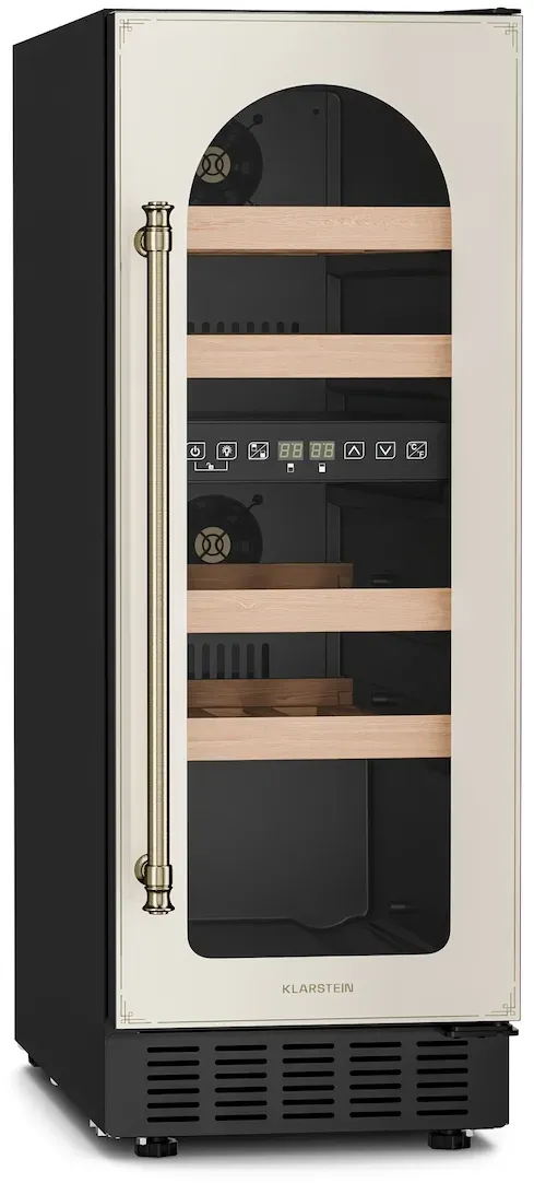 Vinovilla Victoria 17 Duo Weinkühlschrank 2 Kühlzonen Touch 17 Flaschen 4 Regale