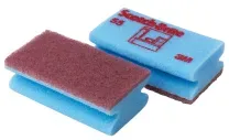 Schwamm 55 kratzfrei blau, 10er Pack x 133 mm