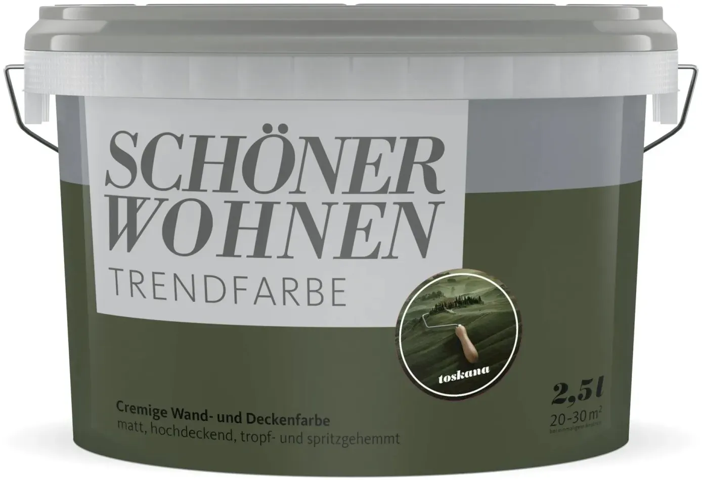 Trendfarbe Toskana rot matt 2,5 l