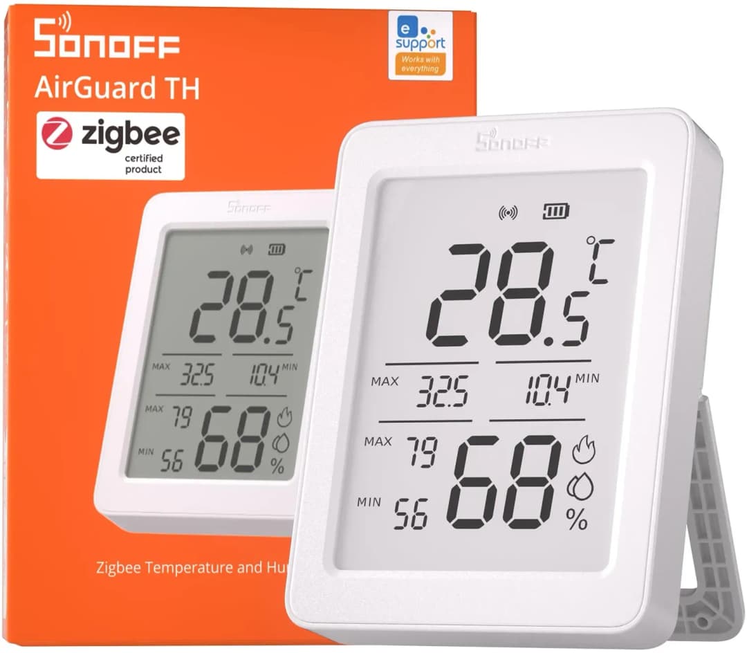 AirGuard TH SNZB-02DR2 Zigbee LCD Temperatur- und Feuchtigkeitssensor