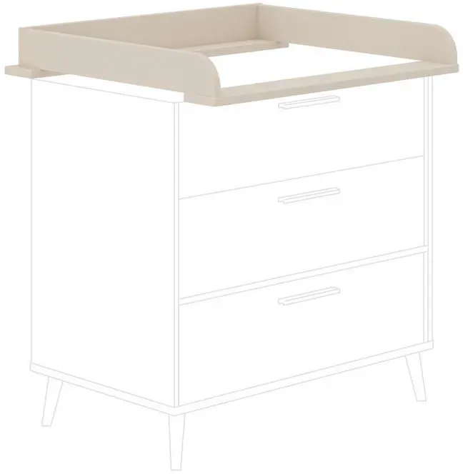 Wickelaufsatz Eefje Dekor Cashmere-Beige