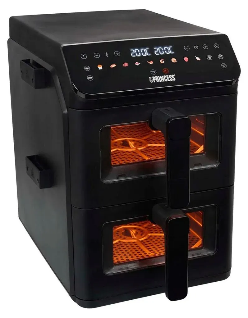 Stack Airfryer 2 x 5,6 L schwarz