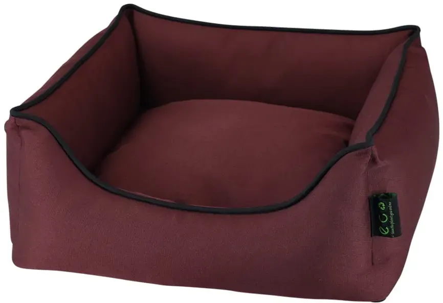 Hundebett Esat 75 x 60 cm bordeaux