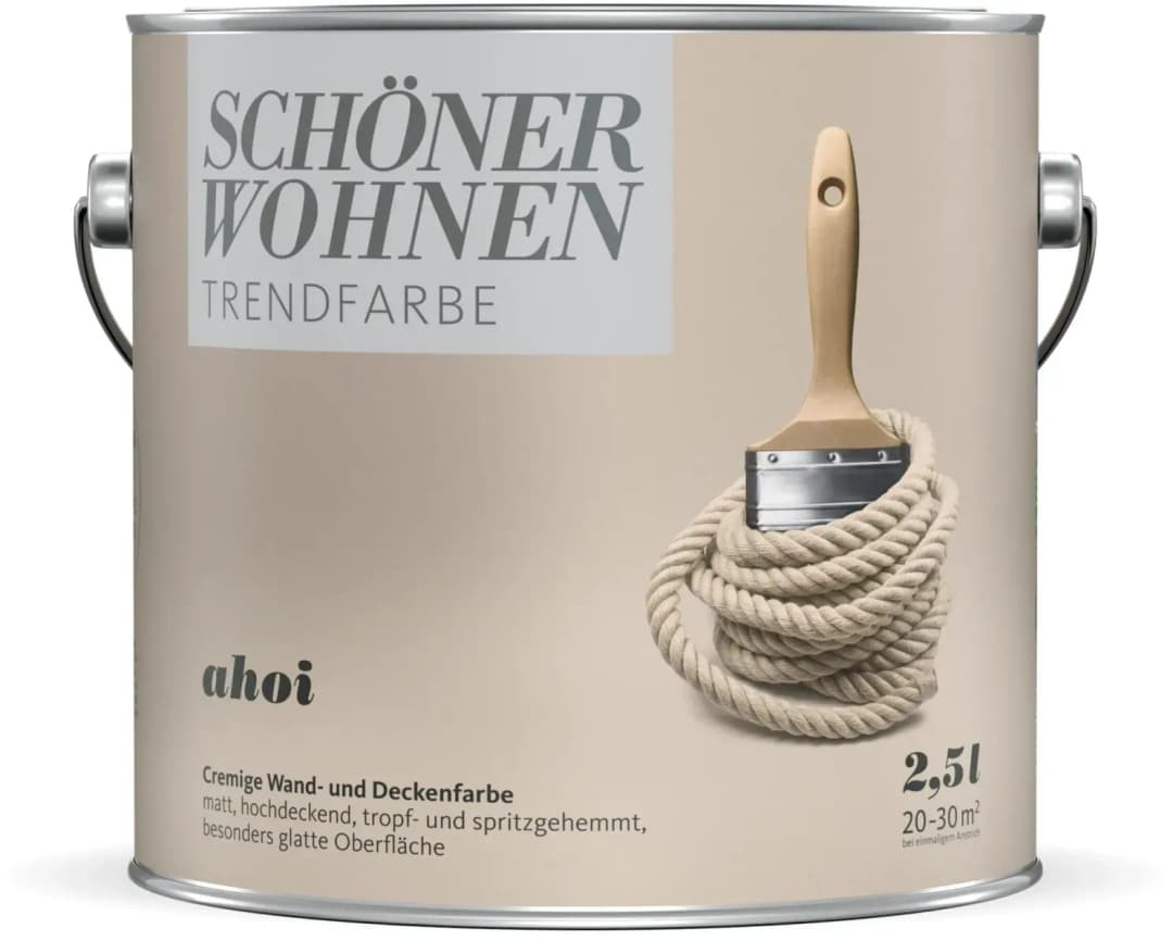 Trendfarbe Ahoi beige matt 2,5 l