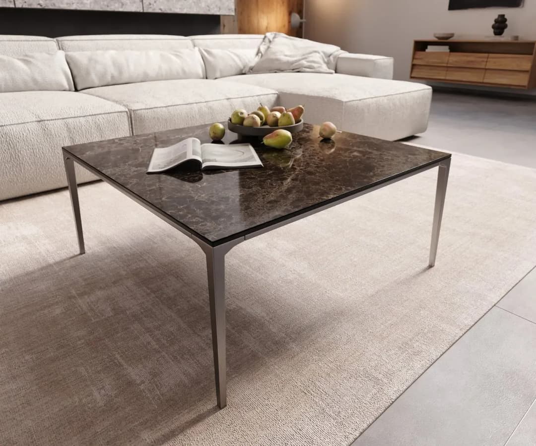 Levente Dunkelbraun Keramik 85 x 38 x 85 cm
