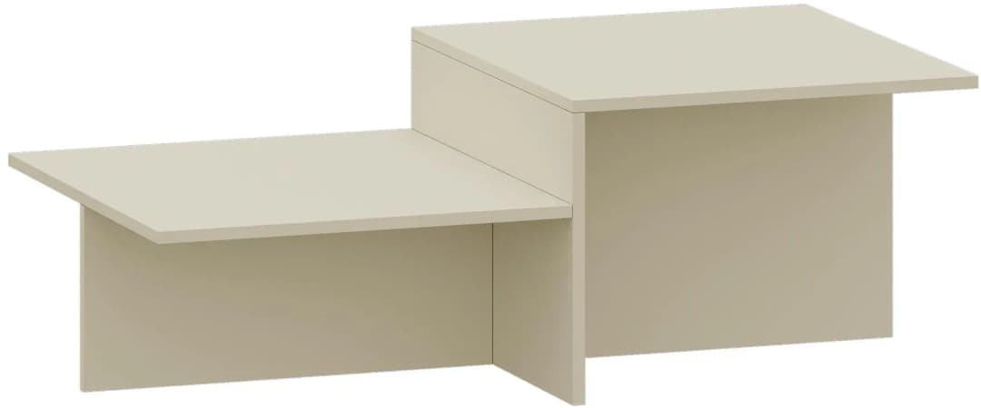 Taniena Sandfarben Spanplatte 100 x 55 x 35 cm