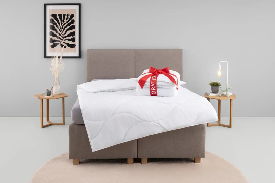 Microfaserbettdecke OTTO HOME "Caelan, kaufe eine Decke - erhalte die Leichtbettdecke gratis dazu", weiß, B:135cm L:200cm, Bezug: 100% Polyester. Füllung: 100% Polyester, Bettdecken, Microfaserbettdecke, Bettdecke 135x200 cm und 155x220 cm, Sommer, Winter