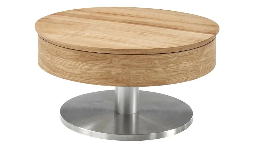 Couchtisch Suva drehbar Eiche 79 x 40 x 79 cm