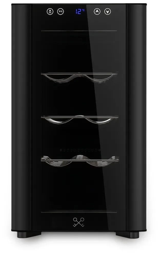 Einbau-Weinkühlschrank für 8 Flaschen CAVSB8, Kapazität 23L, Schwarz