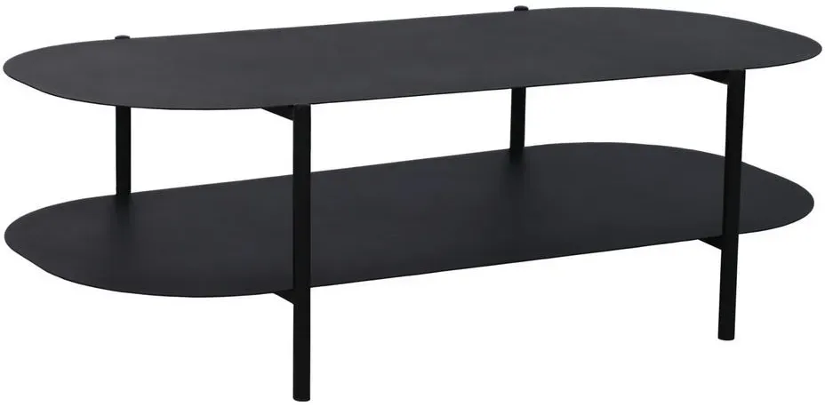 Couchtisch Enebakk Schwarz Metall 112 x 62 x 40,5 cm