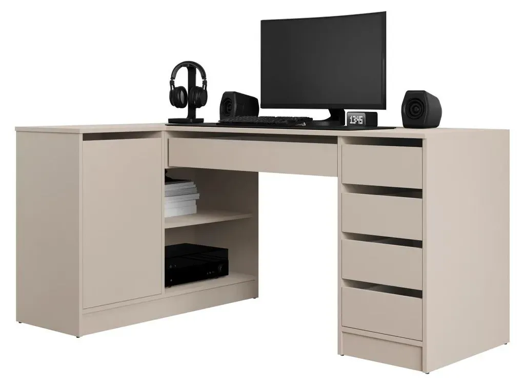 Eckschreibtisch Ada Sandbeige