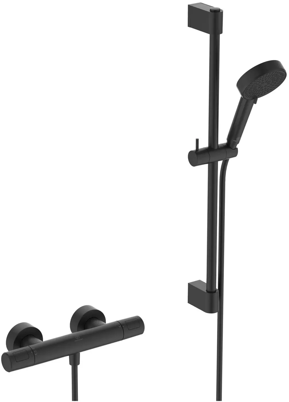 Ceratherm T 25N Duscharmatur mit Thermostat 2 Verbraucher silk black A8536XG