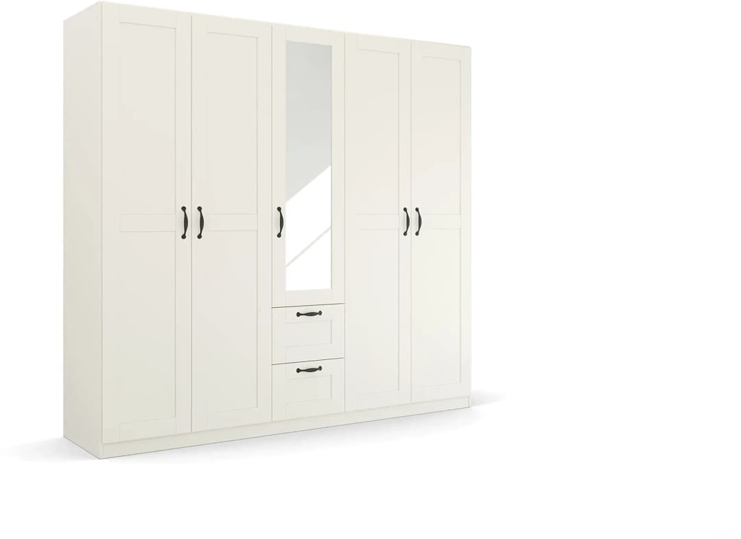 Drehtürenschrank Cottage by Quadra Spin 226 x 210 x 54 cm Weiß