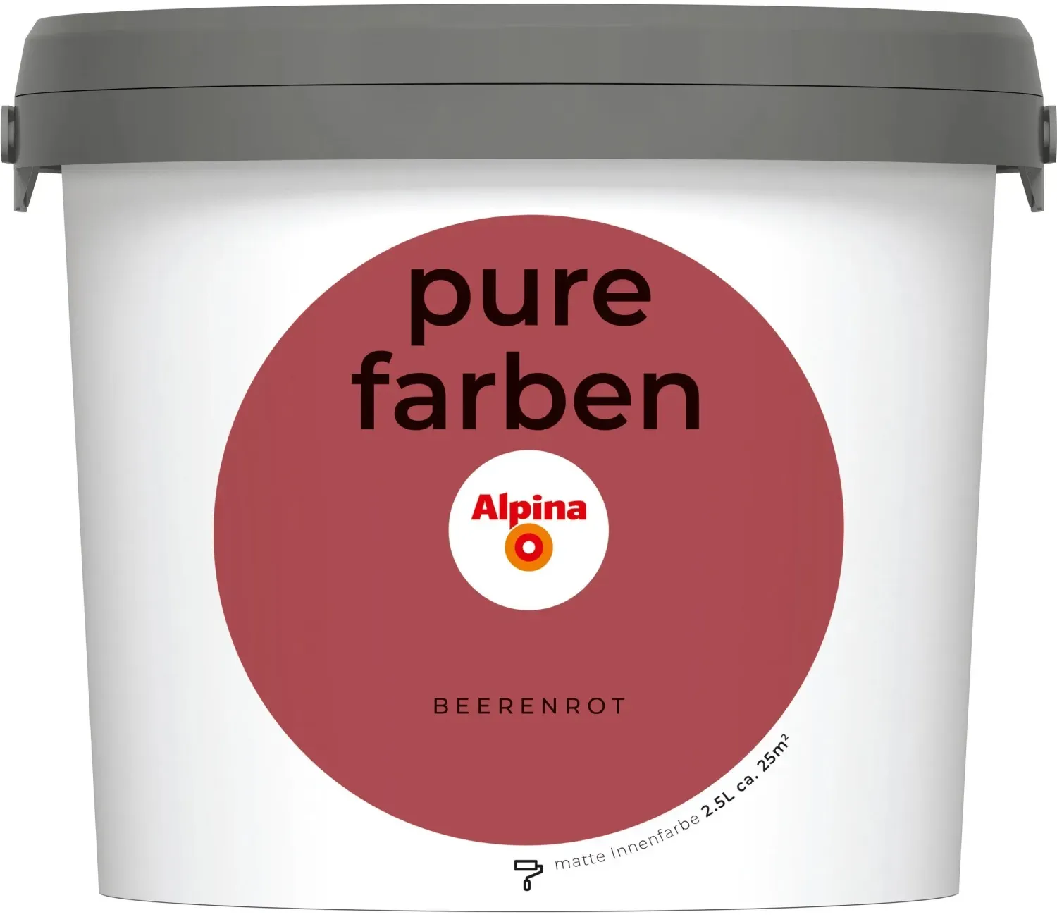 Wandfarbe Beerenrot 2,5 l