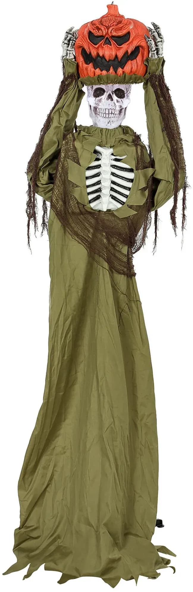 HALLOWEEN-DEKORATION Metall Polyesterfaser Dunkelgrün