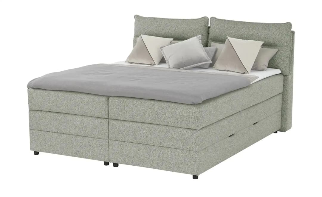 Boxspringbett 193 x 109 cm Grün