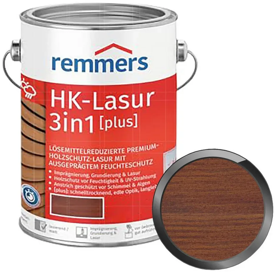 HK-Lasur 3in1 plus Nussbaum matt 0,75 l