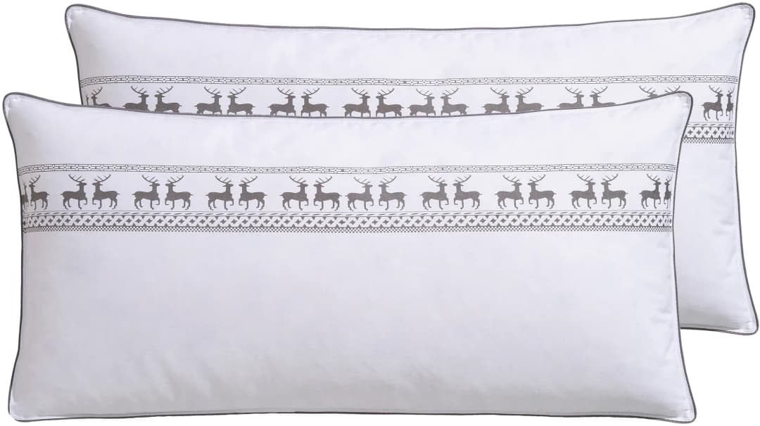 Sorsele Kopfkissen 40 x 80 cm Weiß