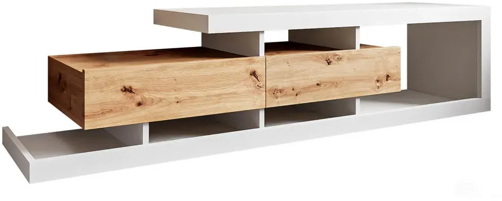 Tuskana TV-Lowboard 198x45x40 cm Braun Holzwerkstoff