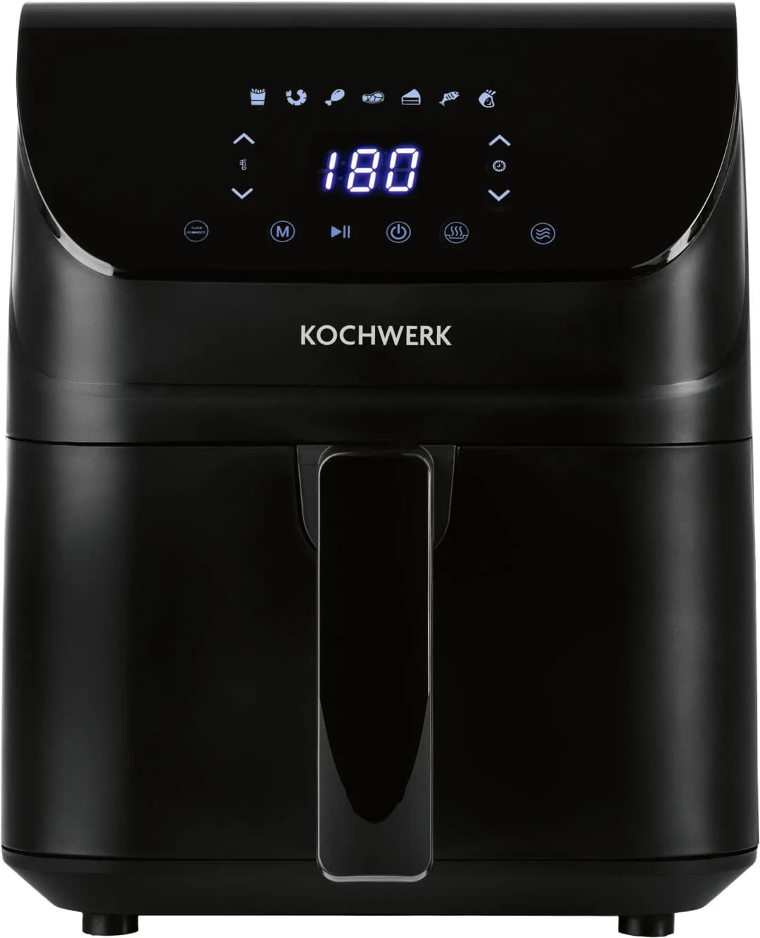 Rachs KOCHWERK Heißluft-Fritteuse Digital 4l schwarz