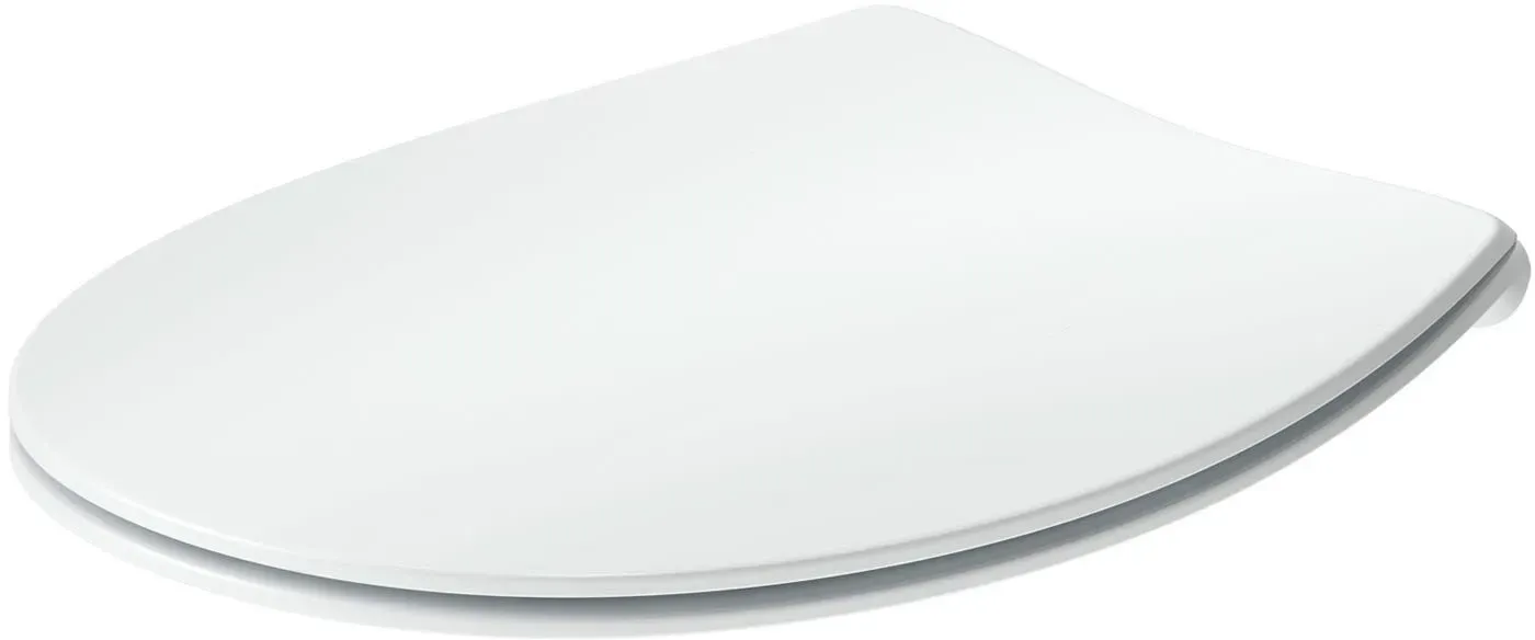 Univavo WC-Sitz Oval Absenkautomatik Weiß