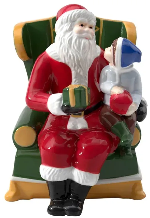 Christmas Toys Santa auf Sessel bunt