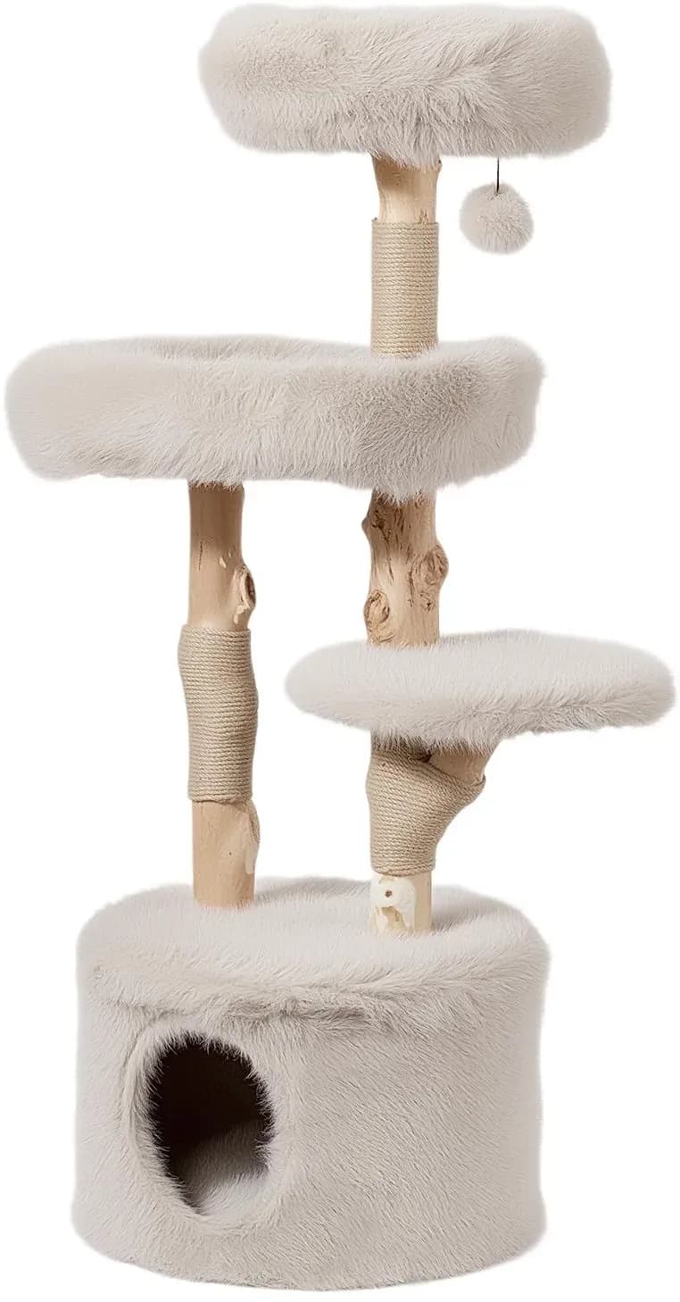 Forest Tree Kratzbaum 137 cm braun/weiß