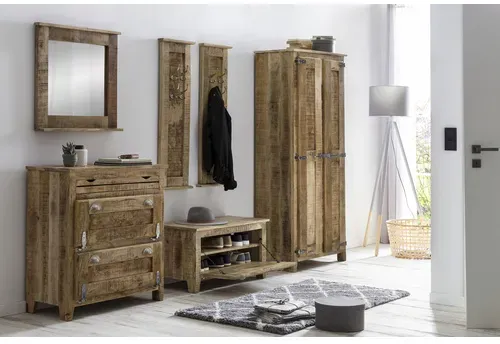 Garderobenschrank Frigo 80 x 180 x 0 cm Beige