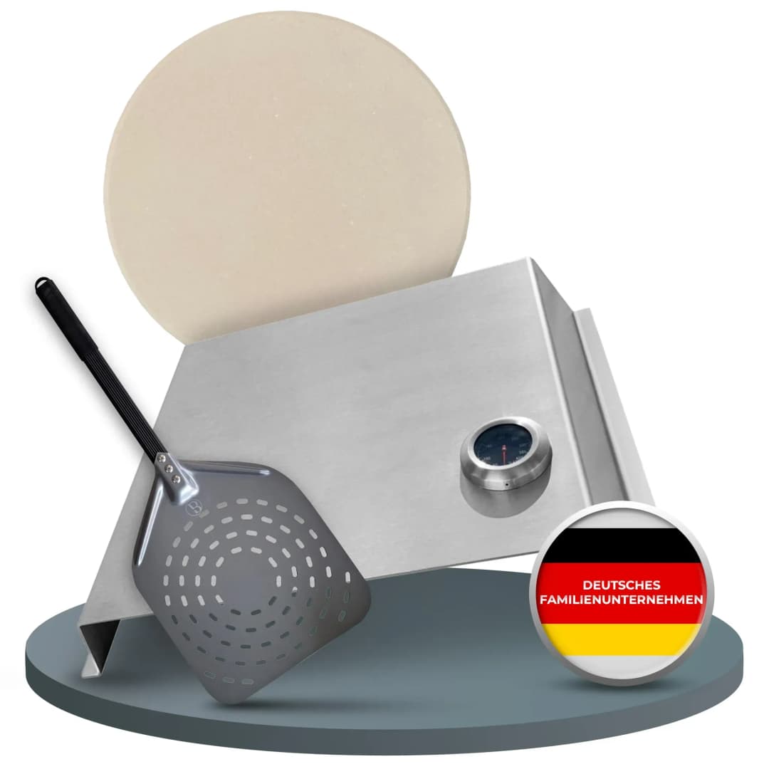 Pizzaset grau