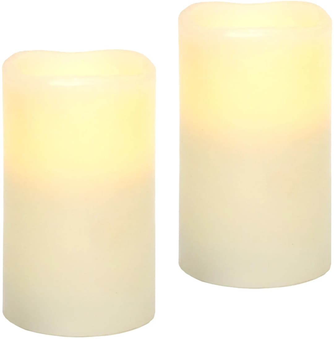 LED-Kerze 2 St. creme