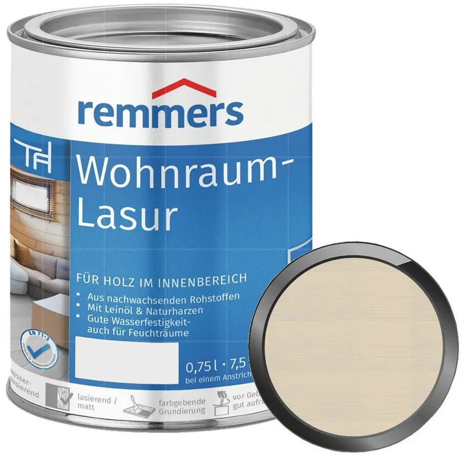 Wohnraum-Lasur 750 ml antikgrau