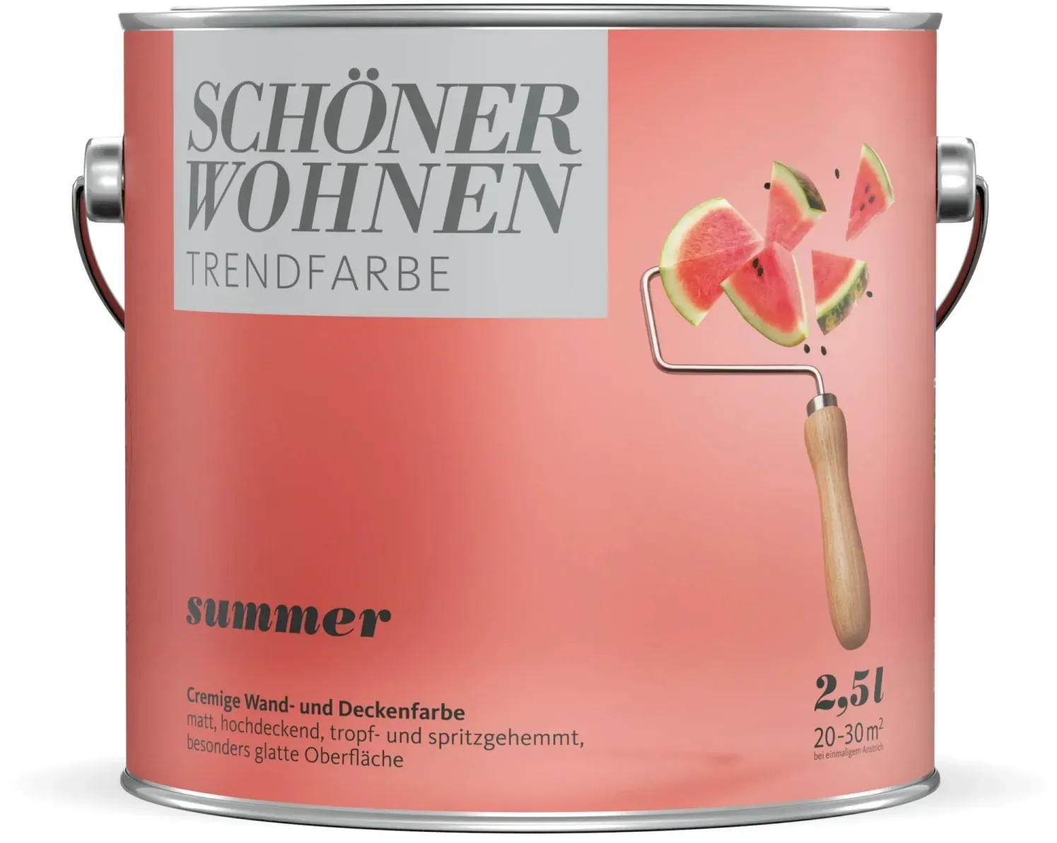 Trendfarbe Summer rot matt 2,5 l
