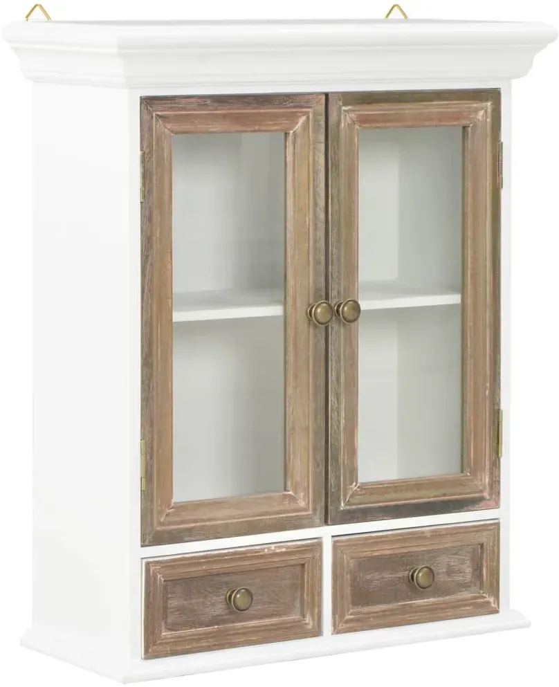 Wandschrank 49 x 22 x 59 cm Weiß