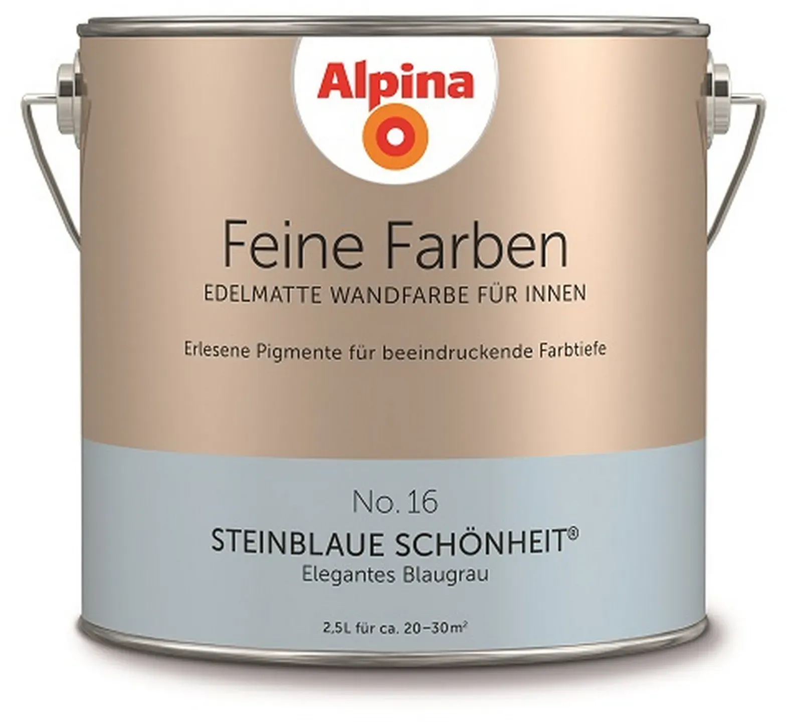 Feine Farben 2,5 l No. 16 steinblaue schönheit