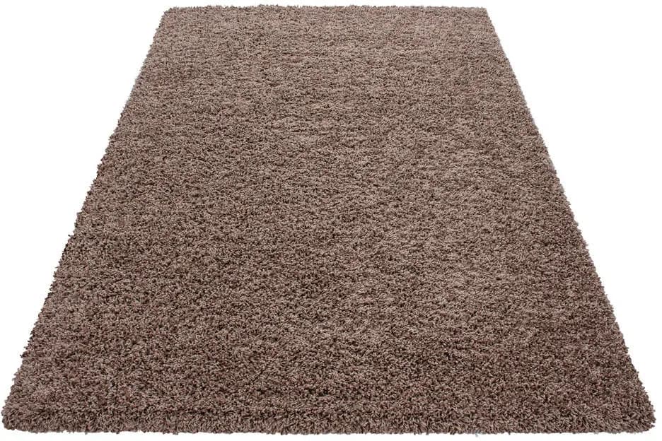 Life Shaggy 1500 Hochflorteppich 300 x 400 cm mokka