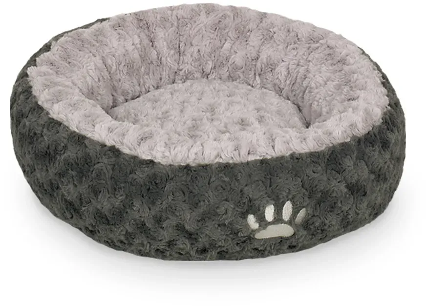 Hundekissen Donut Seoli Ø 80 cm grau