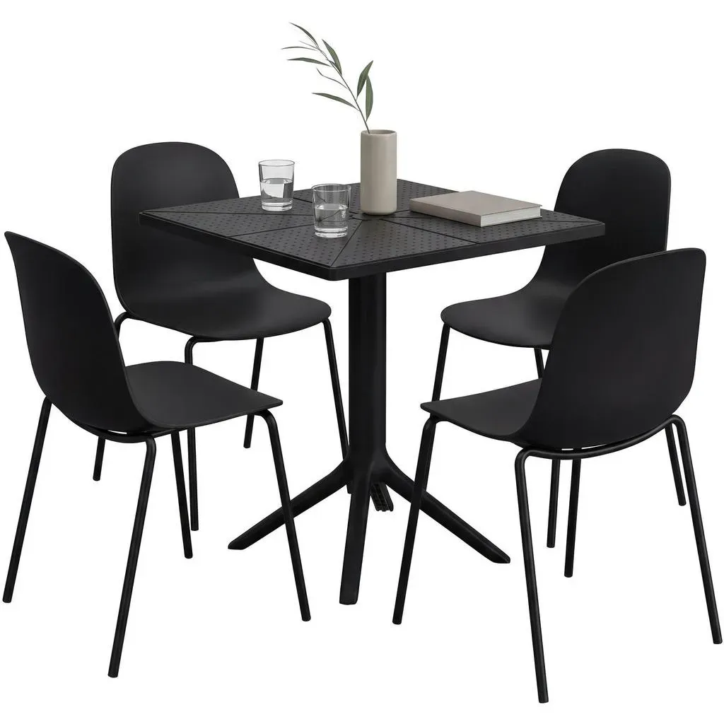 Nerra Set 4-tlg. Schwarz