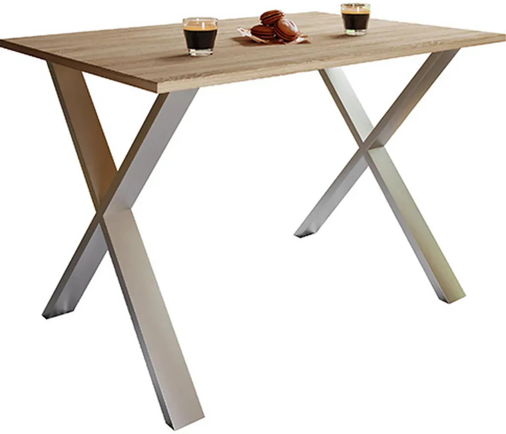 Xona 110 x 76 x 80 cm braun/silber