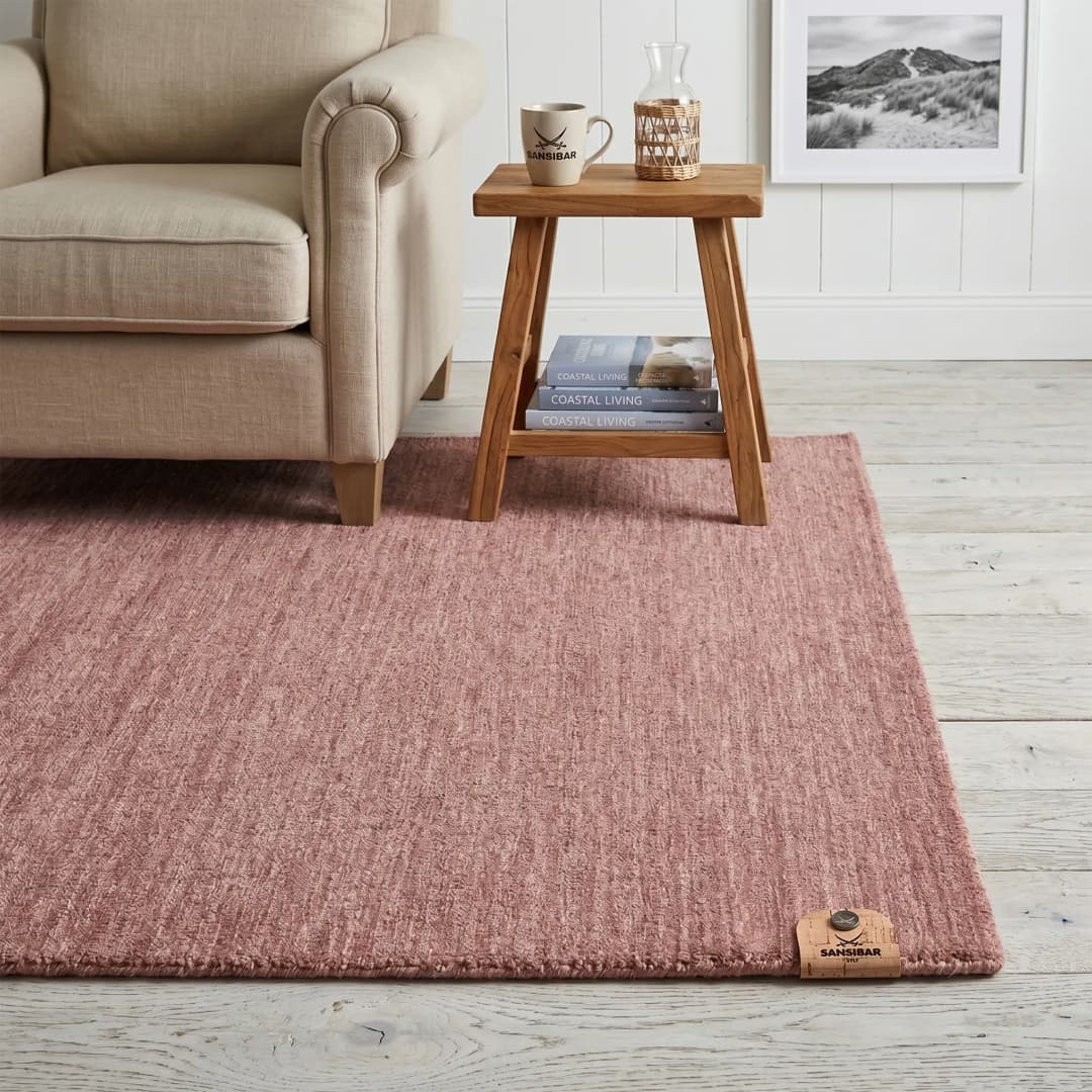 List Wollteppich 190 x 290 cm rosé