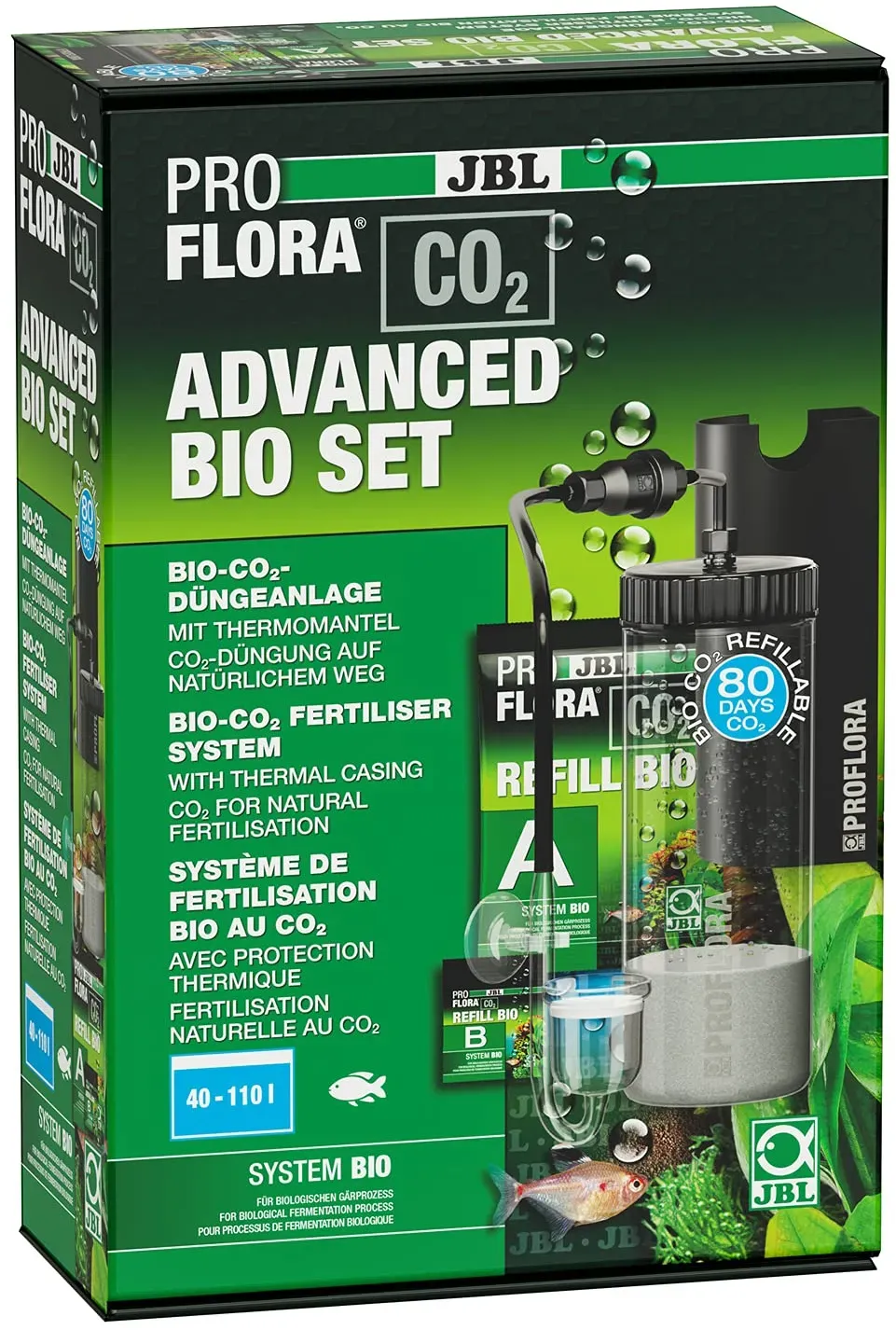 CO2-Anlage Advanced Bio Set für 40-110 l