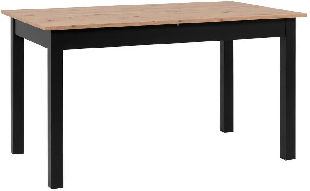 Esstisch 140 - 180 cm ausziehbar schwarz