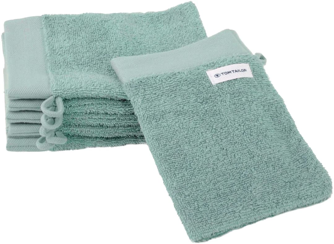 COLOR BATH Waschhandschuh 16 x 21 cm türkis 6 St.