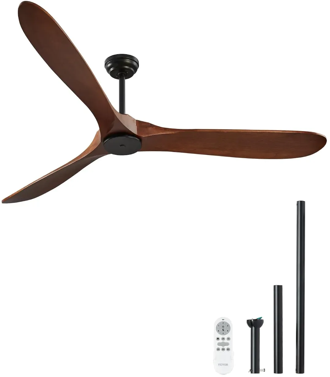 180 cm Deckenventilator Walnuss