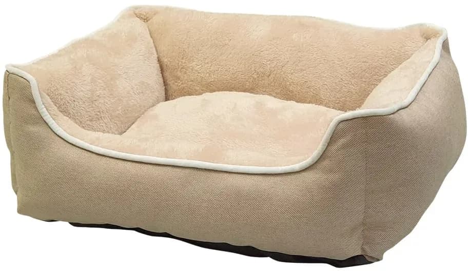61789 Komfortbett eckig Classic ARNO beige 62 x 50 x 17 cm