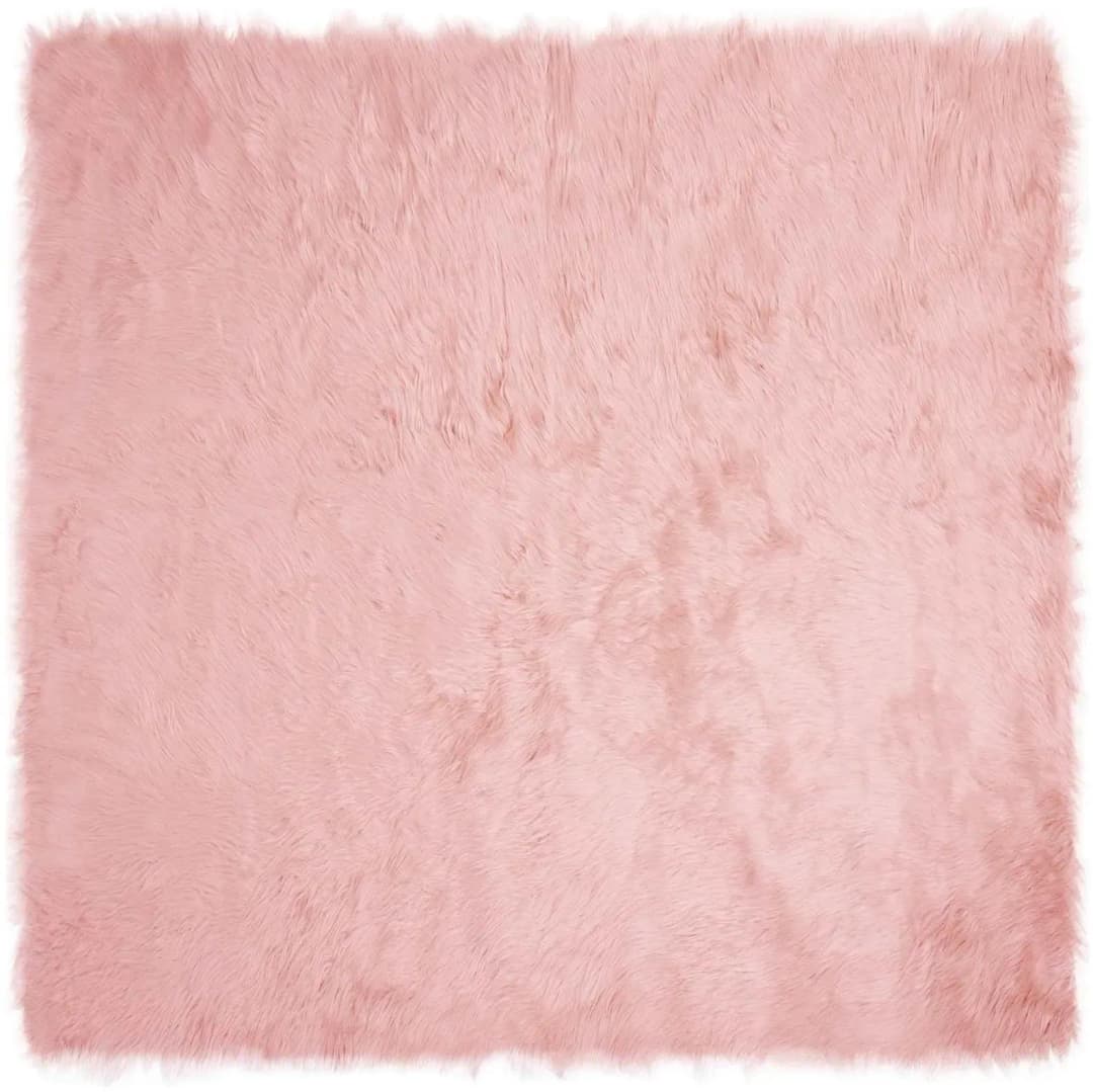 Tafalla Fellteppich 160 x 160 cm Rosa