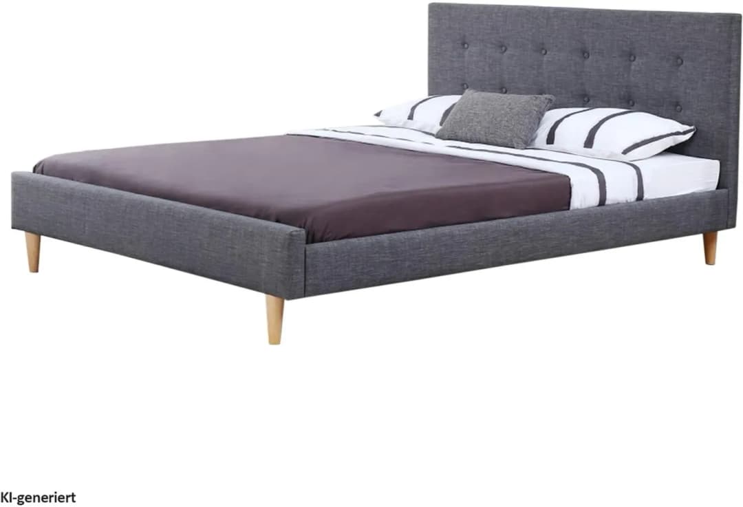 Linn 180 x 200 cm Grau