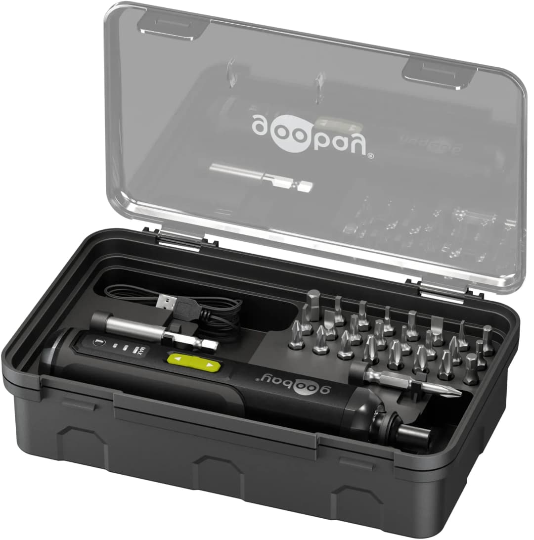 Mini-Akkuschrauber-Set 28-tlg inkl. 1 x 1500 mAh + Zubehör