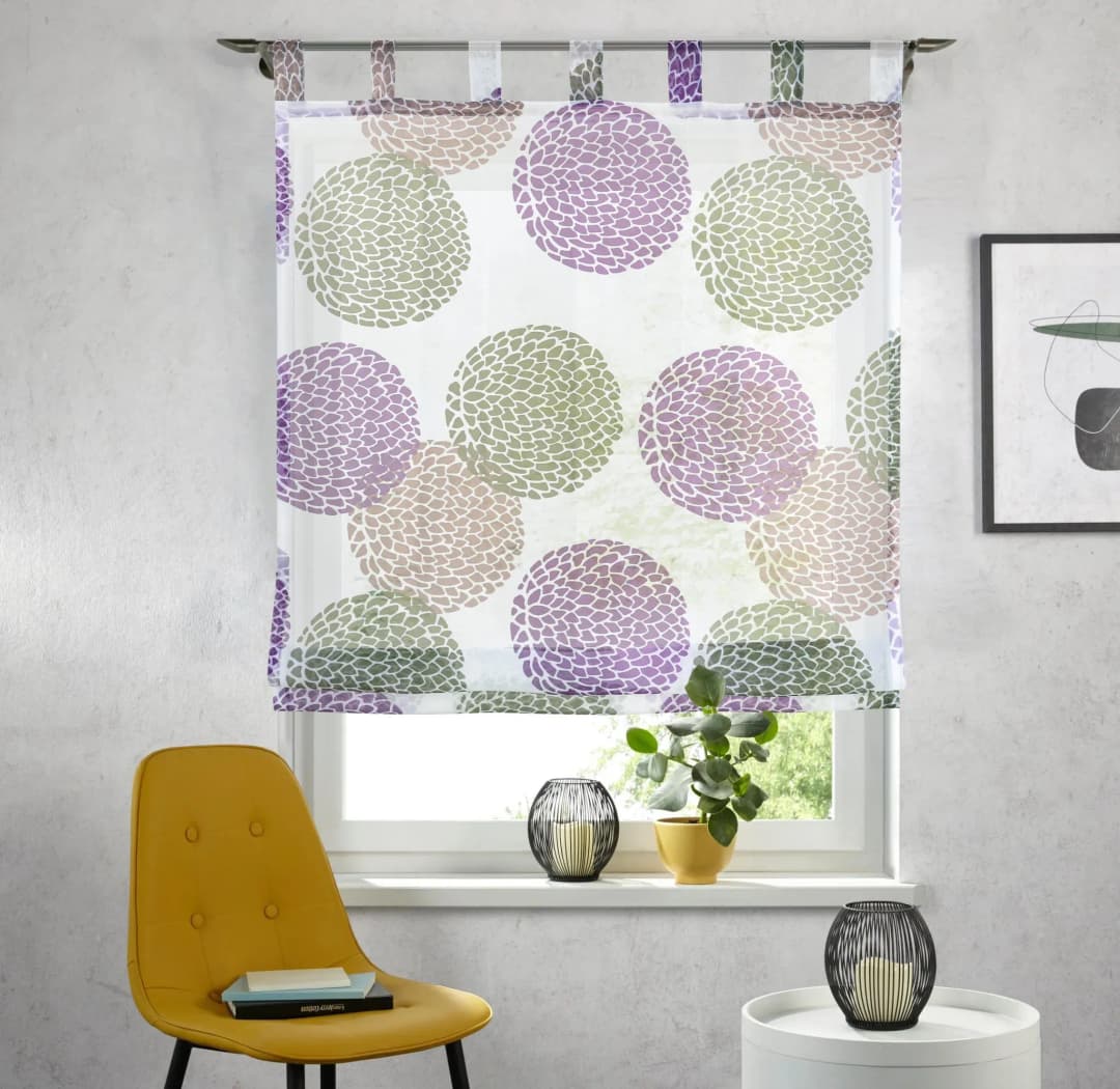 Belem Raffrollo Schlaufen 45 x 140 cm Beige
